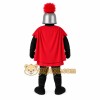 Red Knight Mascot Costume Red Knight Mascot Costume