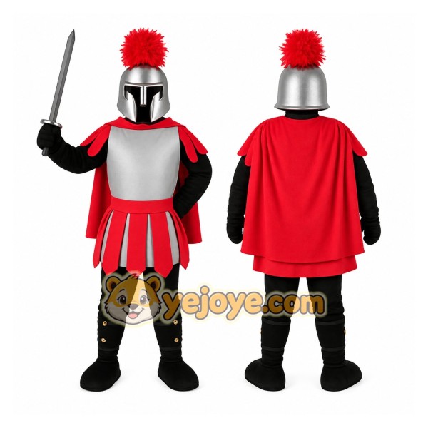 Red Knight Mascot Costume