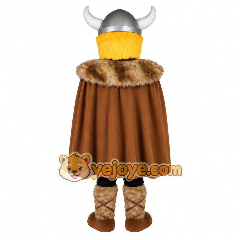 Brown Viking Mascot Costume Brown Viking Mascot Costume