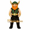 Green Viking Mascot Costume Green Viking Mascot Costume