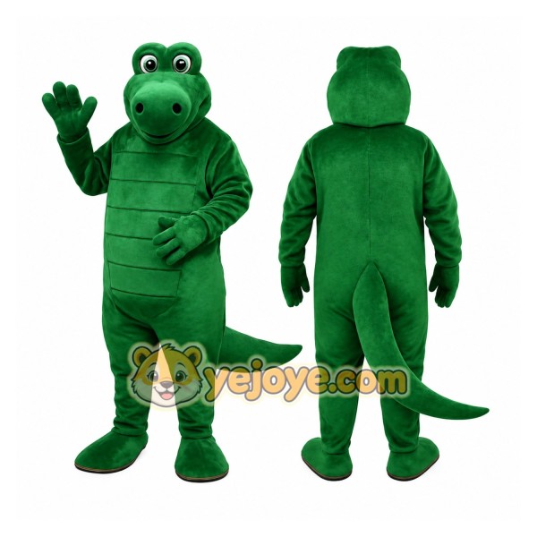 Green Alligator Mascot Costume