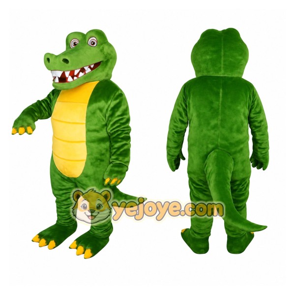 Green Alligator Mascot Costume