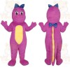 Pink Dinosaur Mascot Costume