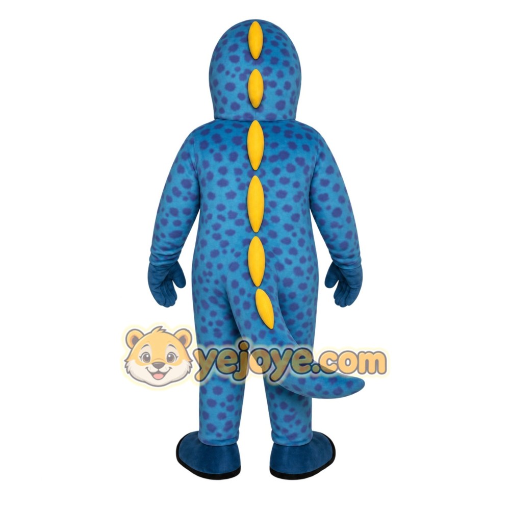 Blue Dinosaur Mascot Costume Blue Dinosaur Mascot Costume