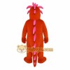Orange Dragon Mascot Costume
