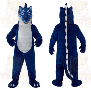 Blue Dragon Mascot Costume