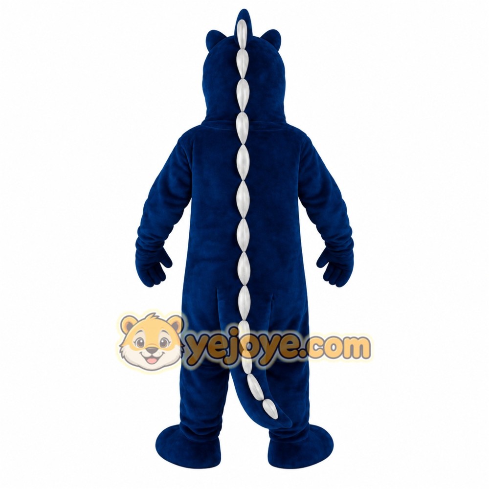 Blue Dragon Mascot Costume Blue Dragon Mascot Costume