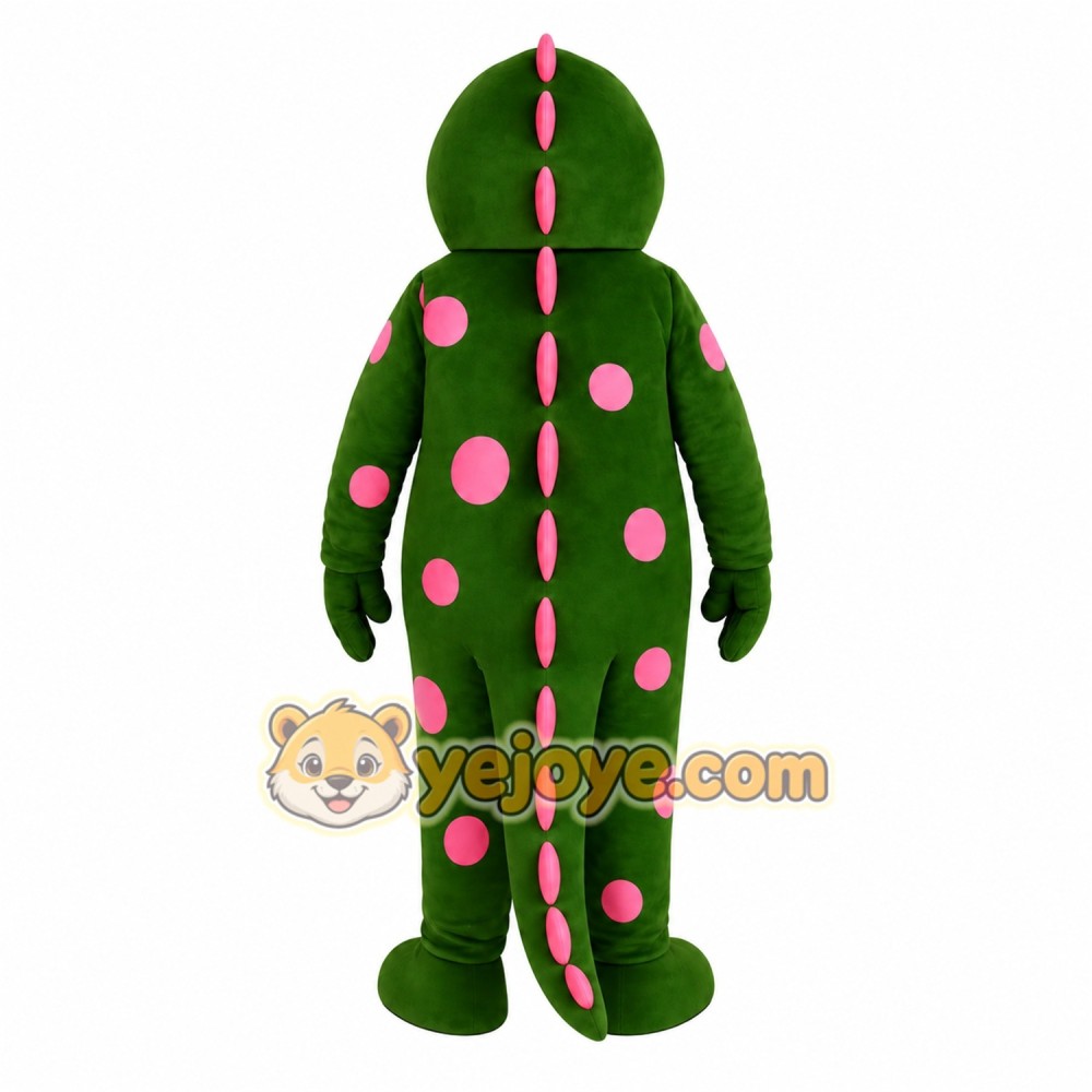 Green Dinosaur Mascot Costume Green Dinosaur Mascot Costume