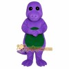 Purple Dinosaur Mascot Costume Purple Dinosaur Mascot Costume