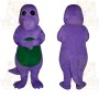 Purple Dinosaur Mascot Costume
