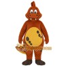 Brown Dinosaur Mascot Costume Brown Dinosaur Mascot Costume