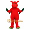 Red Dragon Mascot Costume Red Dragon Mascot Costume