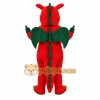 Red Dragon Mascot Costume Red Dragon Mascot Costume