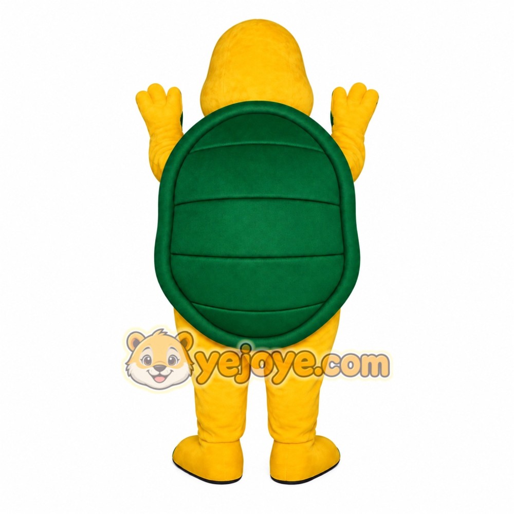 Yellow Turtle Mascot Costume Yellow Turtle Mascot Costume
