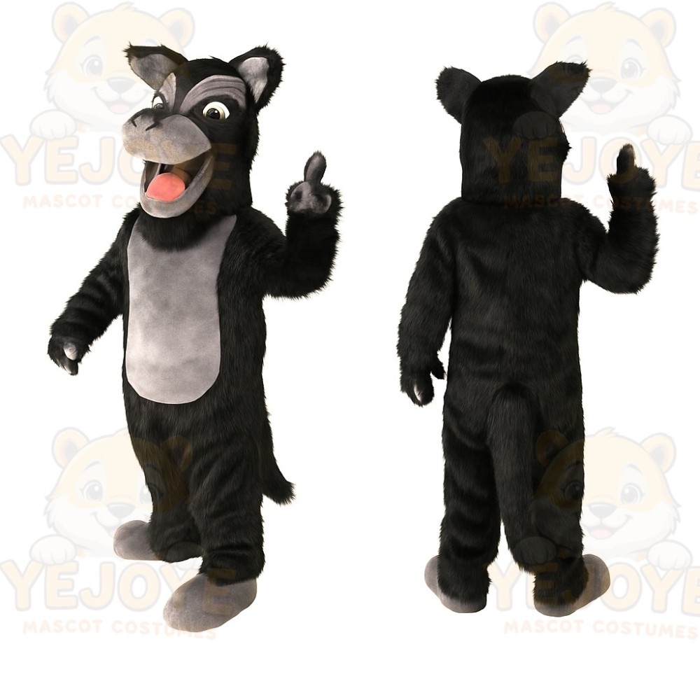 Black Animal Mascot Costume