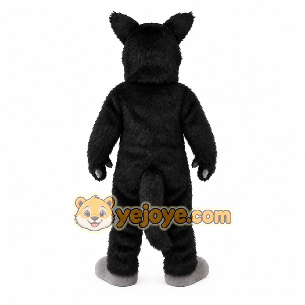Black Animal Mascot Costume Black Animal Mascot Costume