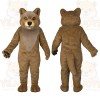 Brown Wolf Mascot Costume