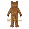 Brown Wolf Mascot Costume Brown Wolf Mascot Costume