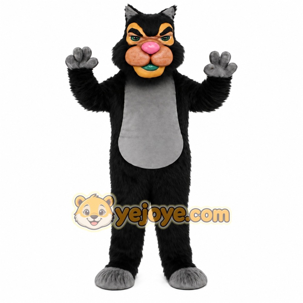 Black Cat Mascot Costume Black Cat Mascot Costume