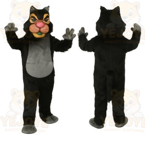 Black Cat Mascot Costume