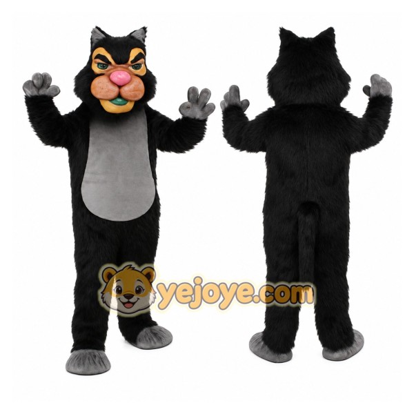 Black Cat Mascot Costume