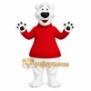 White Bear Mascot Costume White Bear Mascot Costume