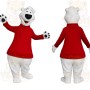 White Bear Mascot Costume