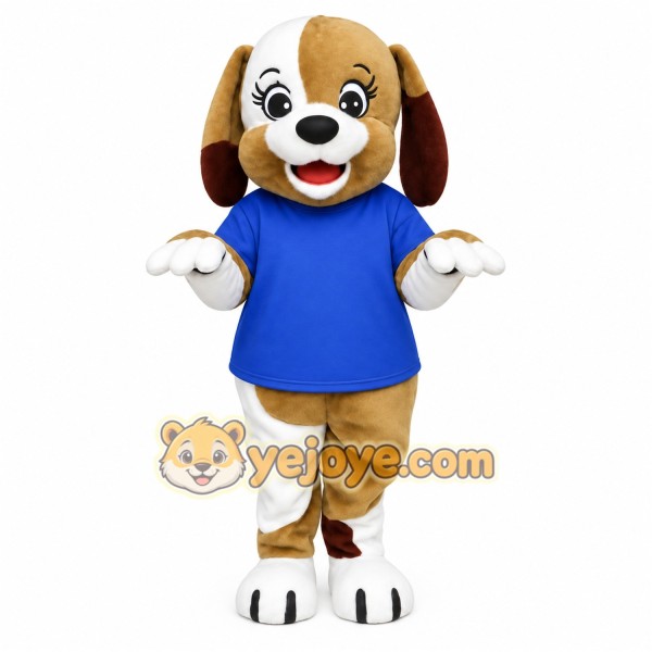 Brown Dog Mascot Costume