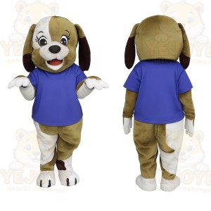 Brown Dog Mascot Costume