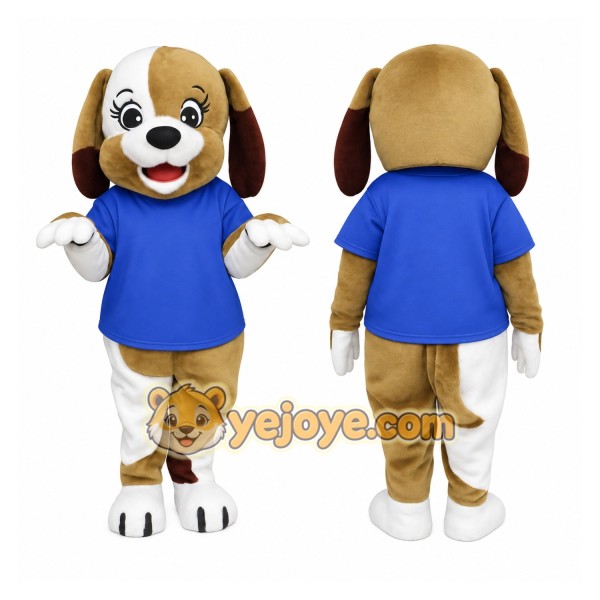 Brown Dog Mascot Costume