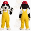 Black and Yellow Dog Mascot Costume