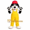 Black and Yellow Dog Mascot Costume Black and Yellow Dog Mascot Costume