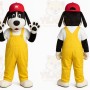 Black and Yellow Dog Mascot Costume