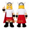 Yellow Viking Mascot Costume