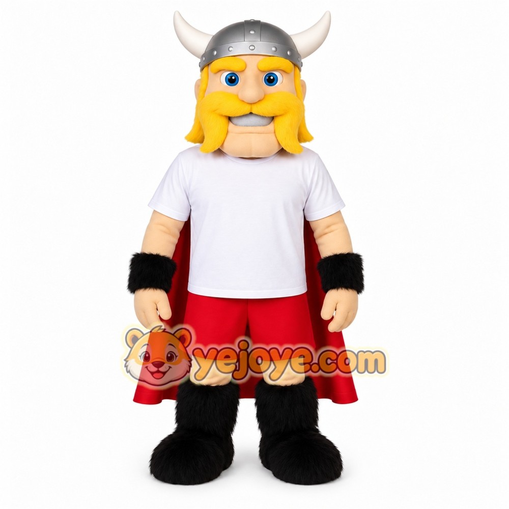 Yellow Viking Mascot Costume Yellow Viking Mascot Costume