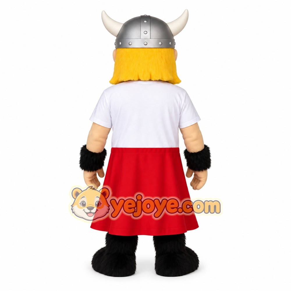 Yellow Viking Mascot Costume Yellow Viking Mascot Costume