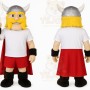 Yellow Viking Mascot Costume