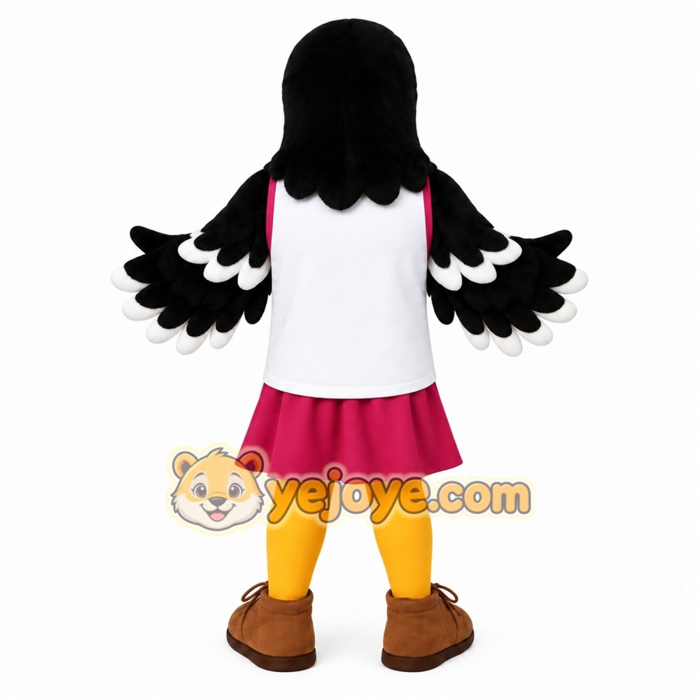 Black Bird Mascot Costume Black Bird Mascot Costume