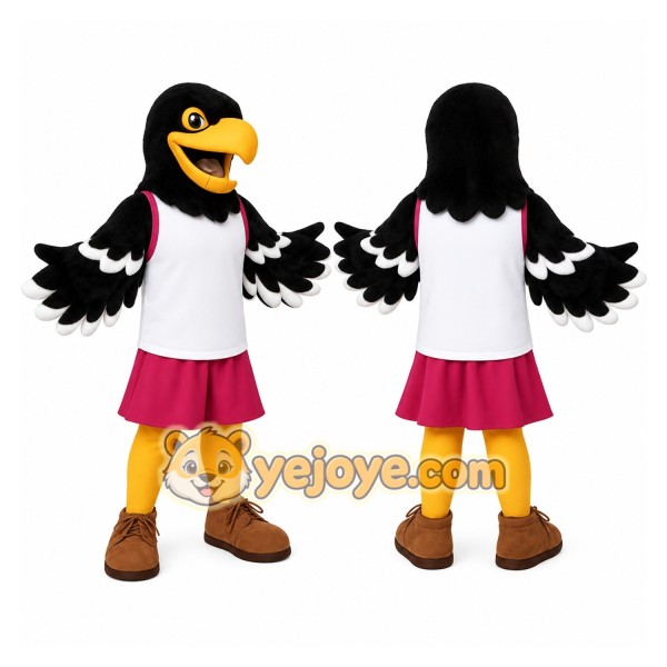 Black Bird Mascot Costume