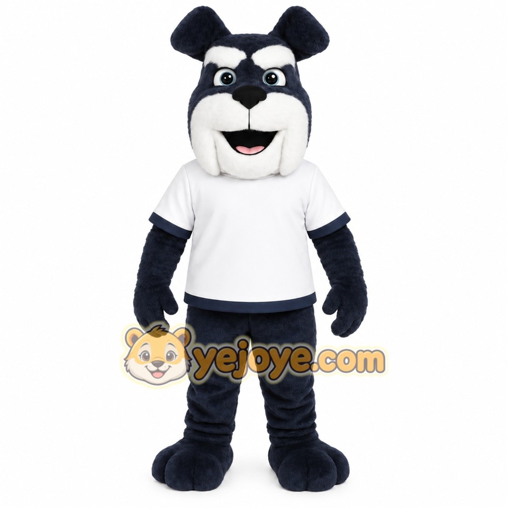 Black Dog Mascot Costume