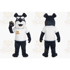 Black Dog Mascot Costume