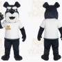 Black Dog Mascot Costume