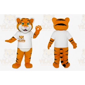 Orange Tiger Mascot Costume