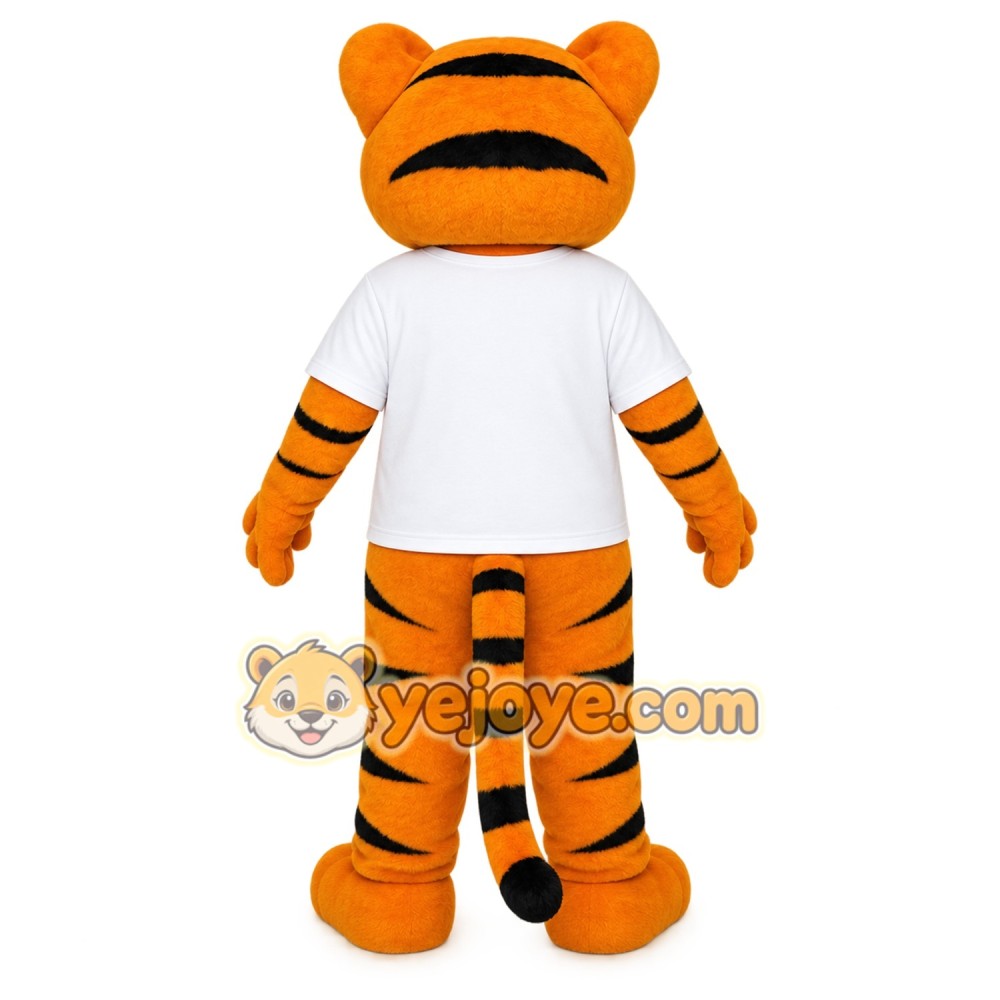 Orange Tiger Mascot Costume Orange Tiger Mascot Costume