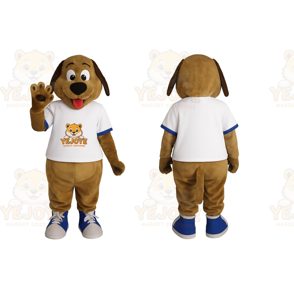 Brown Dog Mascot Costume