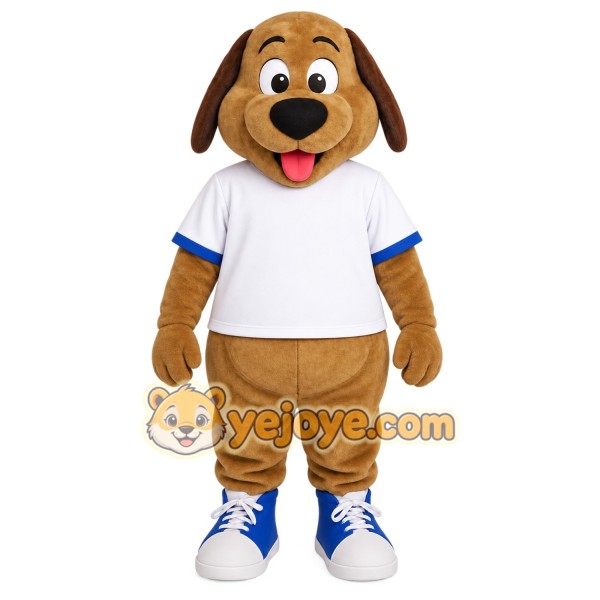 Brown Dog Mascot Costume