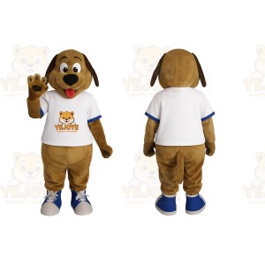 Brown Dog Mascot Costume
