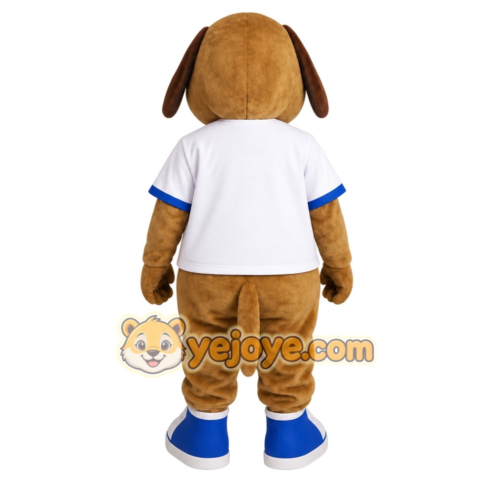 Brown Dog Mascot Costume Brown Dog Mascot Costume