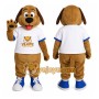 Brown Dog Mascot Costume