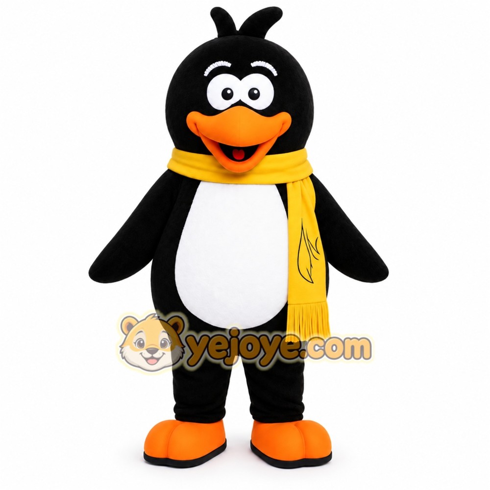 Black Penguin Mascot Costume Black Penguin Mascot Costume